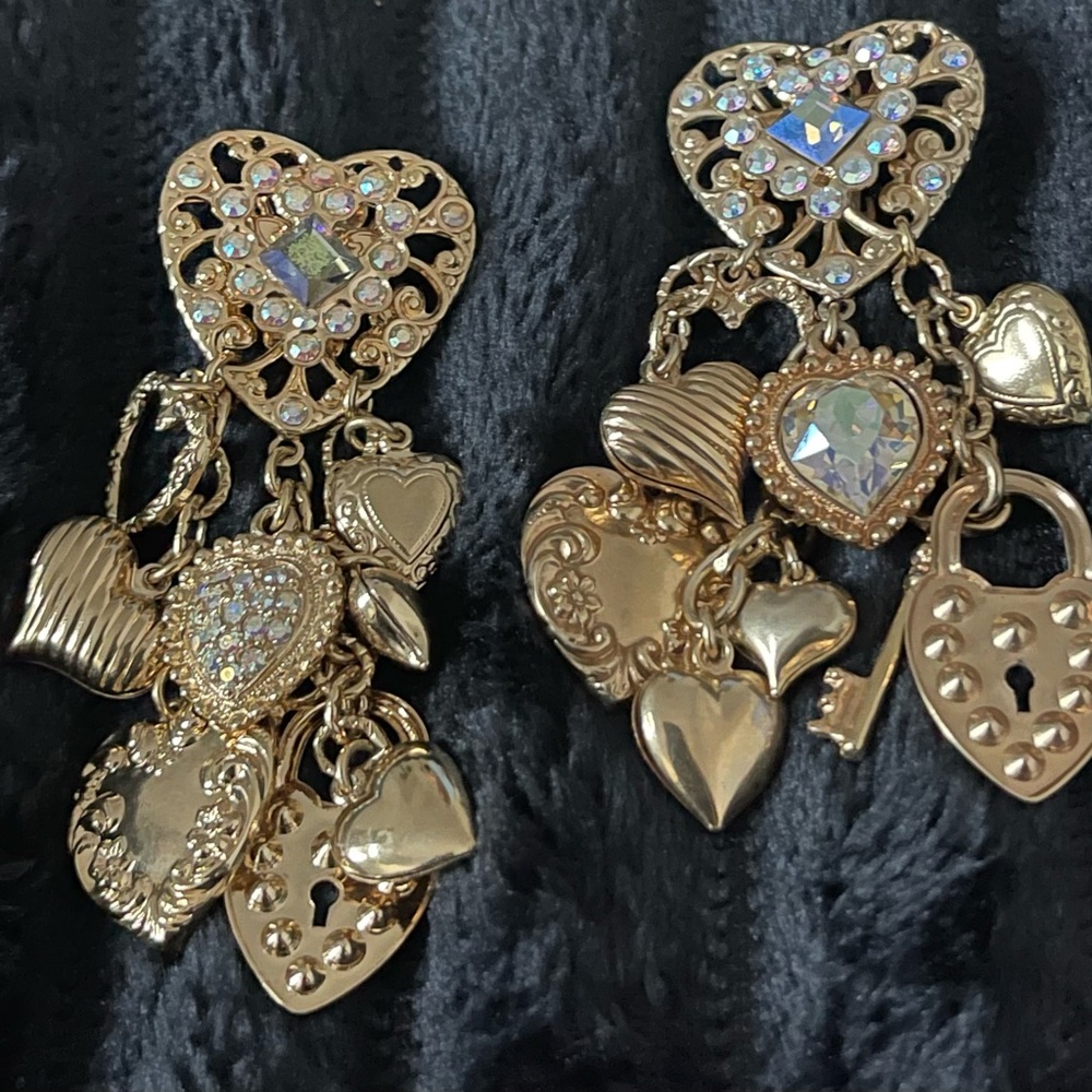 Kirk’s folly vintage Swarovski crystal earrings